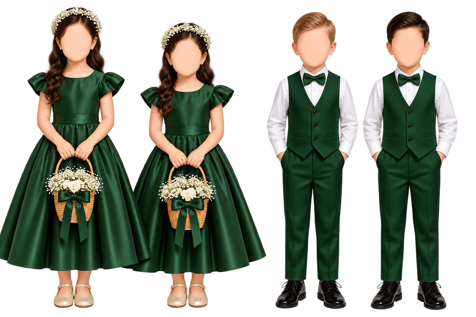 Attire guide for flower girls and flower boys