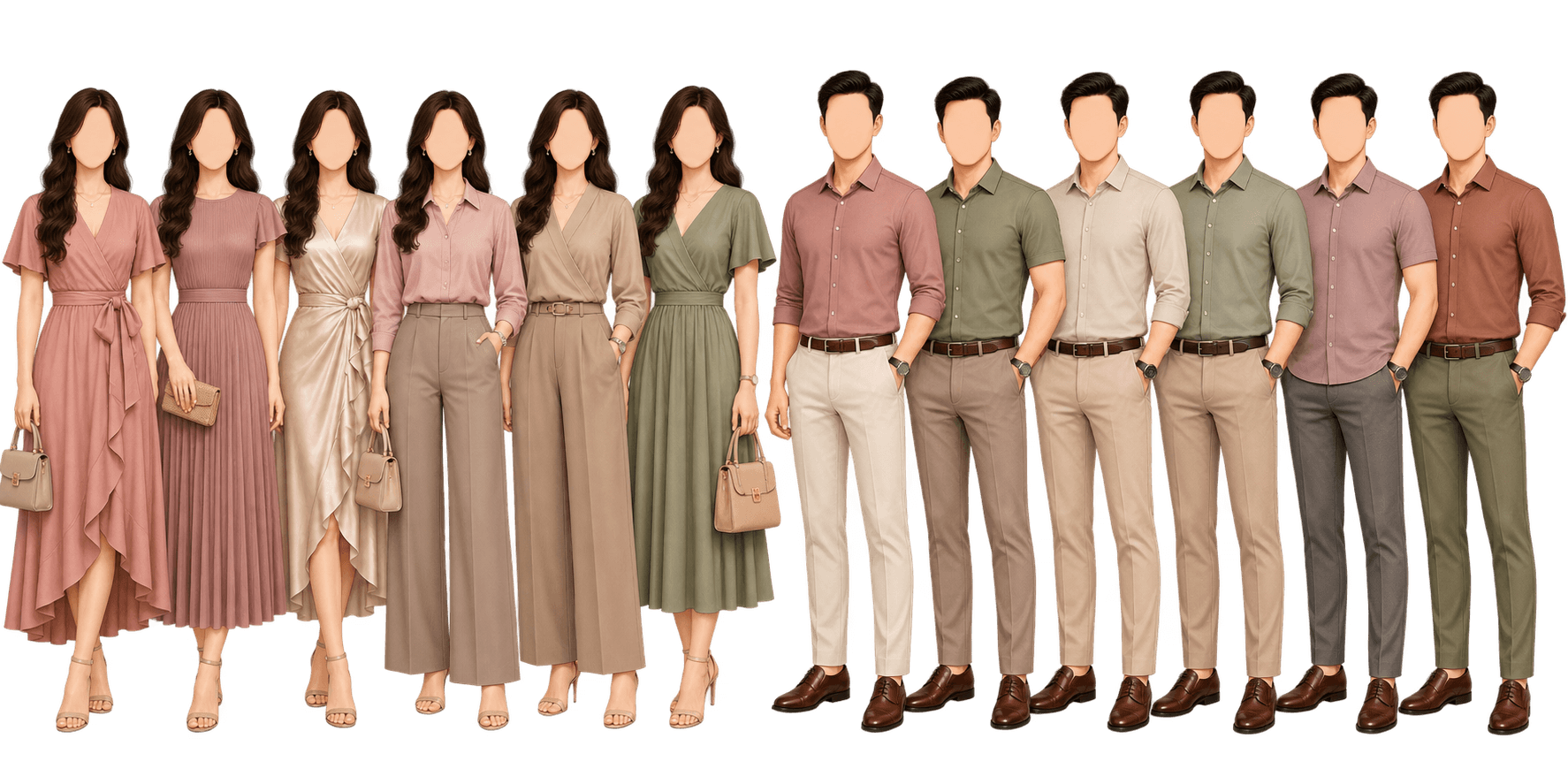 Attire guide for wedding guests